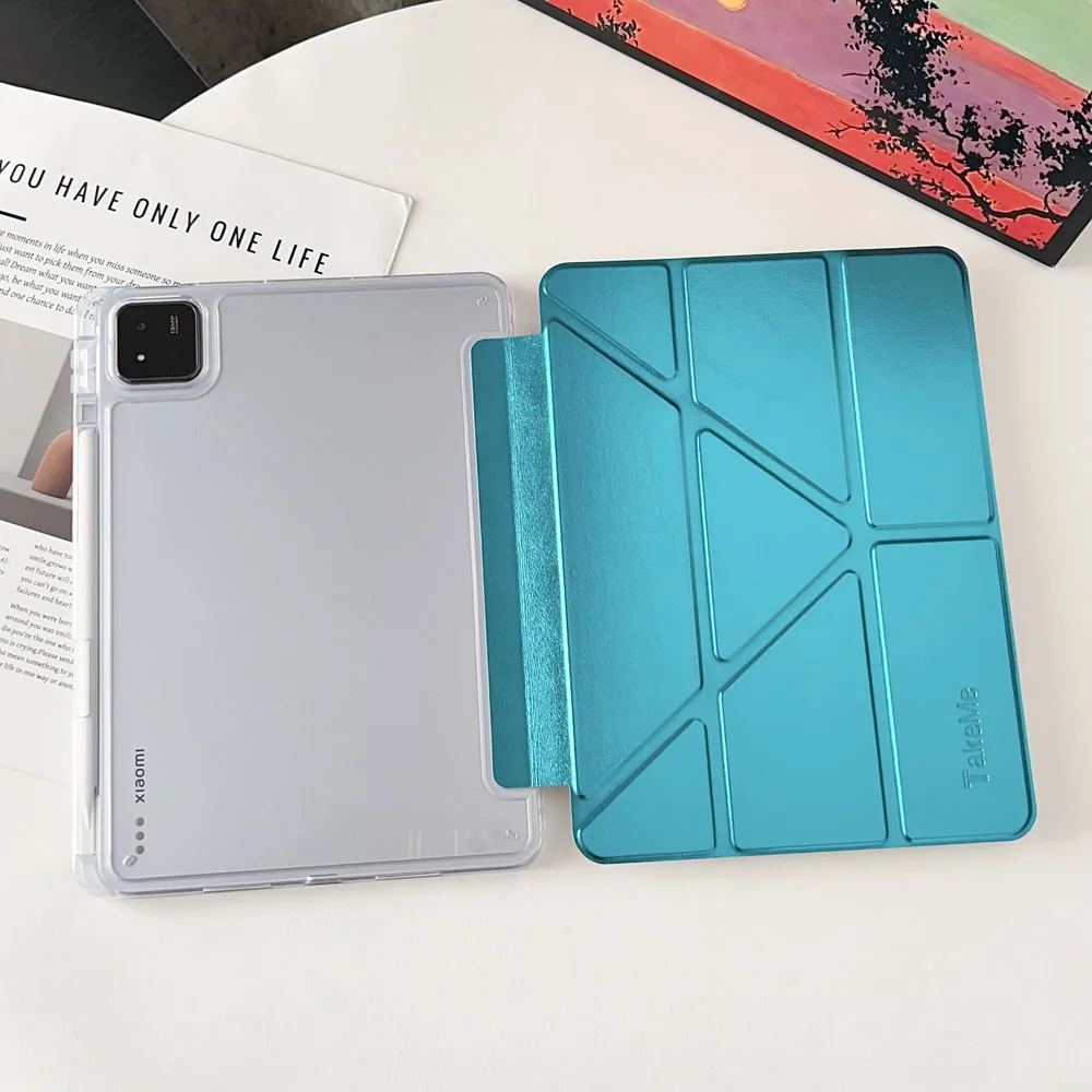 Shockproof Tablet Case for Xiaomi Redmi Pad 2 2025 Y-Fold Back Cover Protective Cover for 11-Inch Tablets