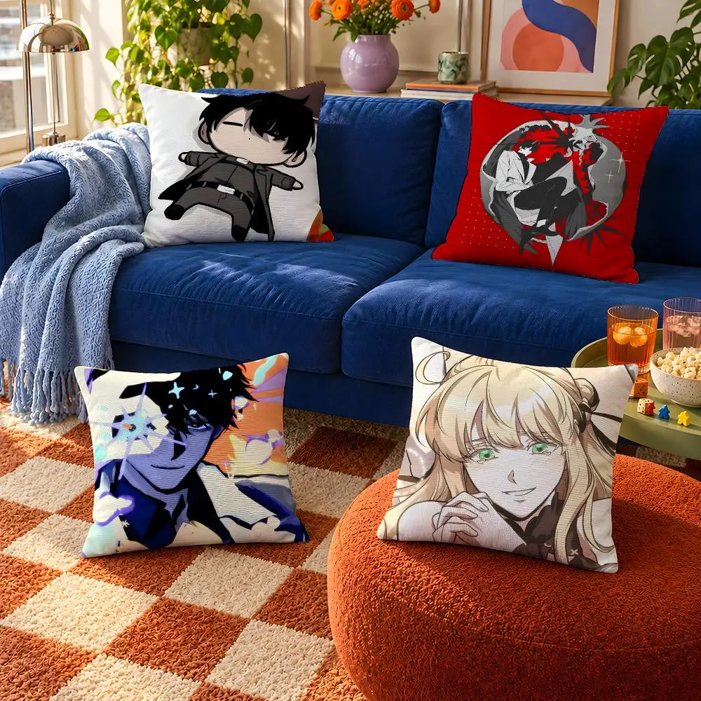 Manhwa Omniscient Reader ORV Kim Dokja Cushion Cover Throw Pillow Soft Short Plush Cozy Durable For Sofa Bedroom Home Decor Gift