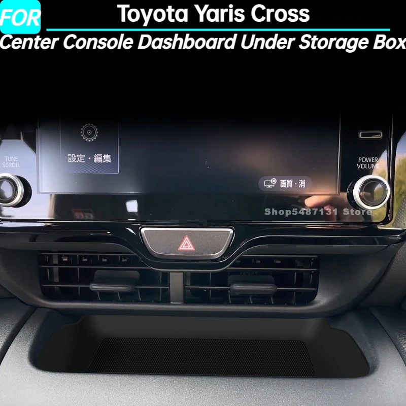 Car Center Console Dashboard Under Storage Box for Toyota Yaris Cross Interior Accessories