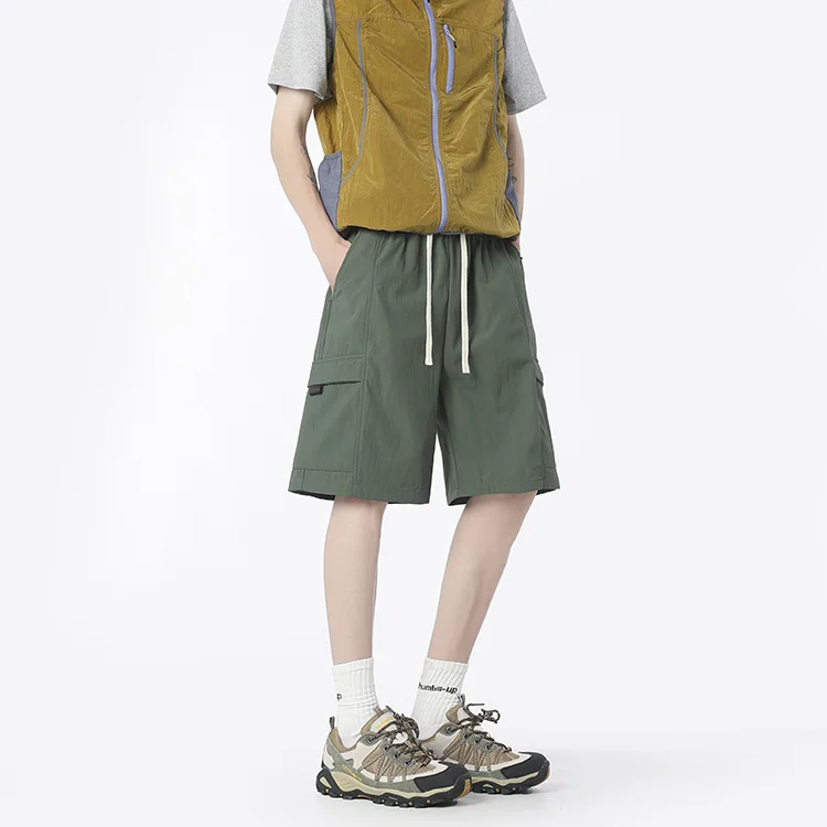 Casual Men's Straight Leg Cargo Shorts with Loose Fit Lightweight Summer Cooling Athletic Design New Style for Daily Wear