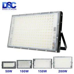 1/2/3 Uds 110V 220V luz de inundación Led 50W 100W 150W 200W reflector para exteriores IP65 lámpara de pared impermeable Reflector farola Led