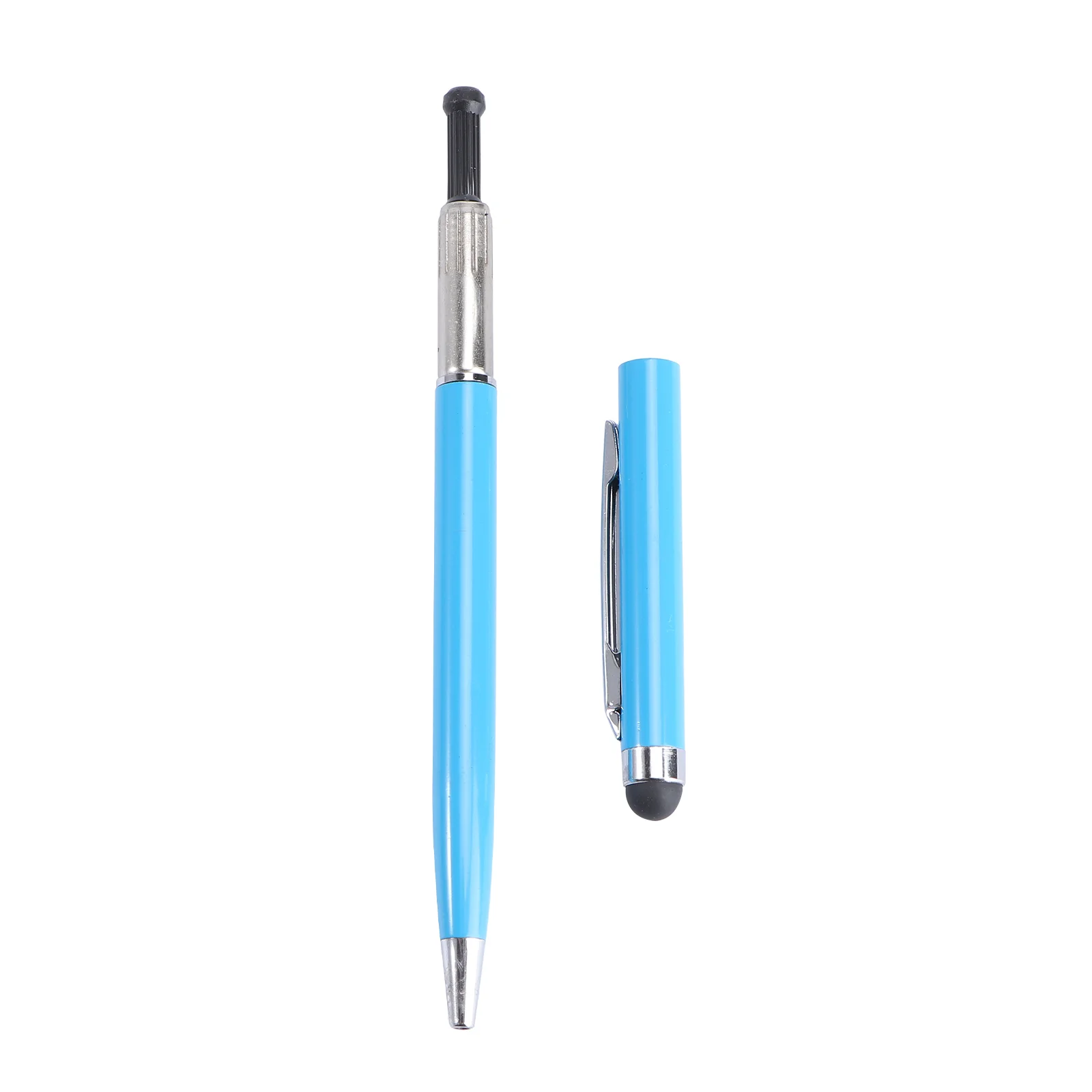 2in1 Precision Touch Pen Stylus Fine Soft Tip Drawing Tool Phone Screen Universal Capacitive Ballpoint Note taking
