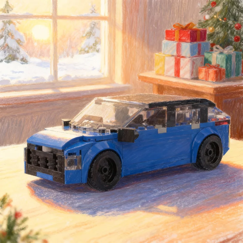 

154pcs MOC Cars Hatchback Model Building Blocks Construction Assemble DIY Christmas Gift Toy Creative Brick Kids Idea Education