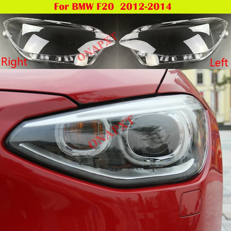 Replacement Covers for BMW 1 Seriers F20 116i 118i 120i 2012-2014 Case Shell Headlight Head Light Lamp Headlight Lens Cover