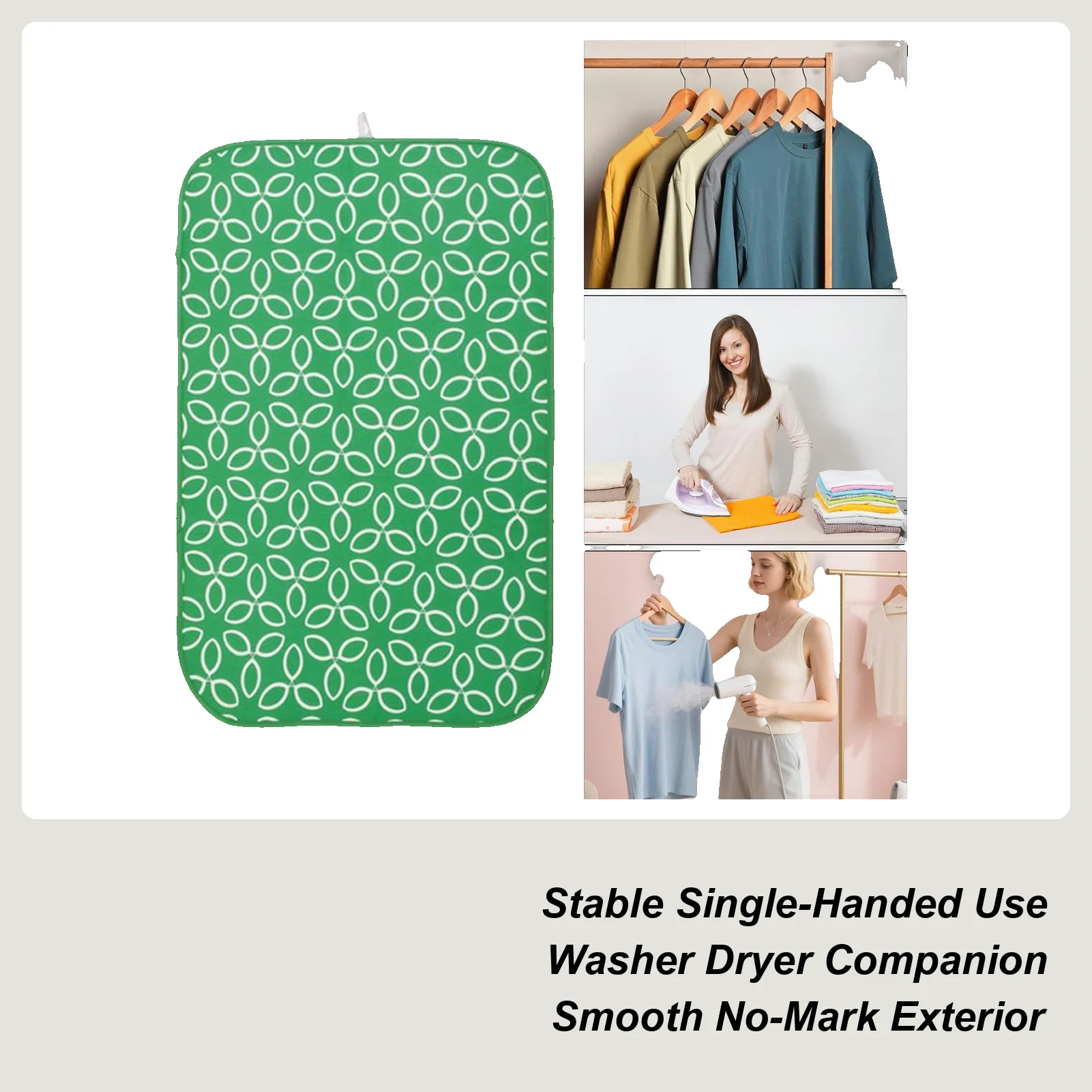 Portable Ironing Mat Thickened Foldable Non-Slip Cover Table Top Iron Mat For Ironing For Sewing Quilting Pressing Home