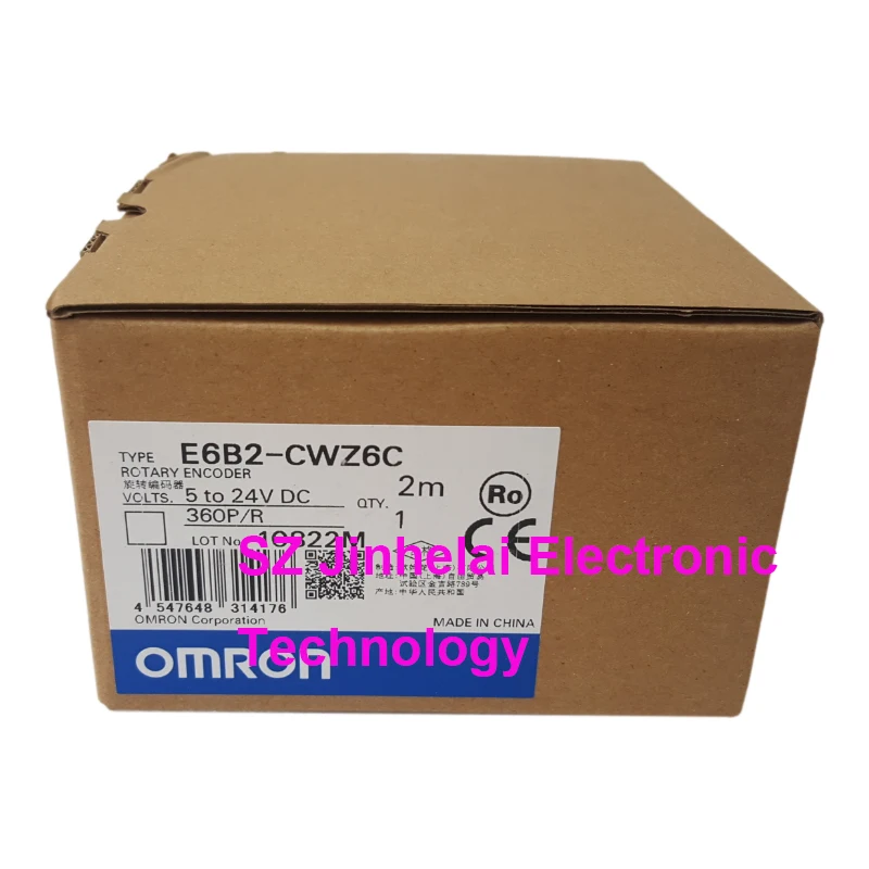 Imagem -04 - Omron-interruptor Rotativo Encoder Original E6b2-cwz6c 360p r 500p r 600p r 2m 524v dc Novo