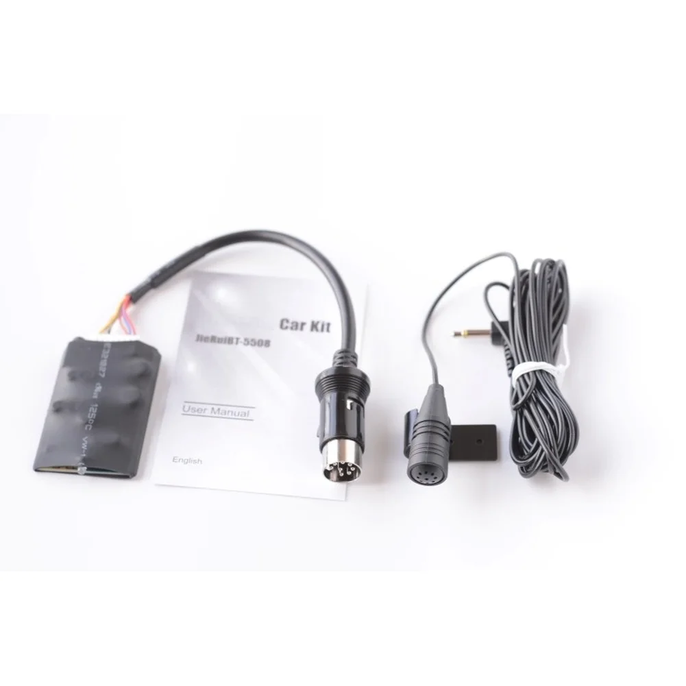 Car Audio Upgrade BT AUX Adapter Wireless Music Streaming Adapter Audio 5W 8Pin Wireless Music Streaming Hands-free Calling