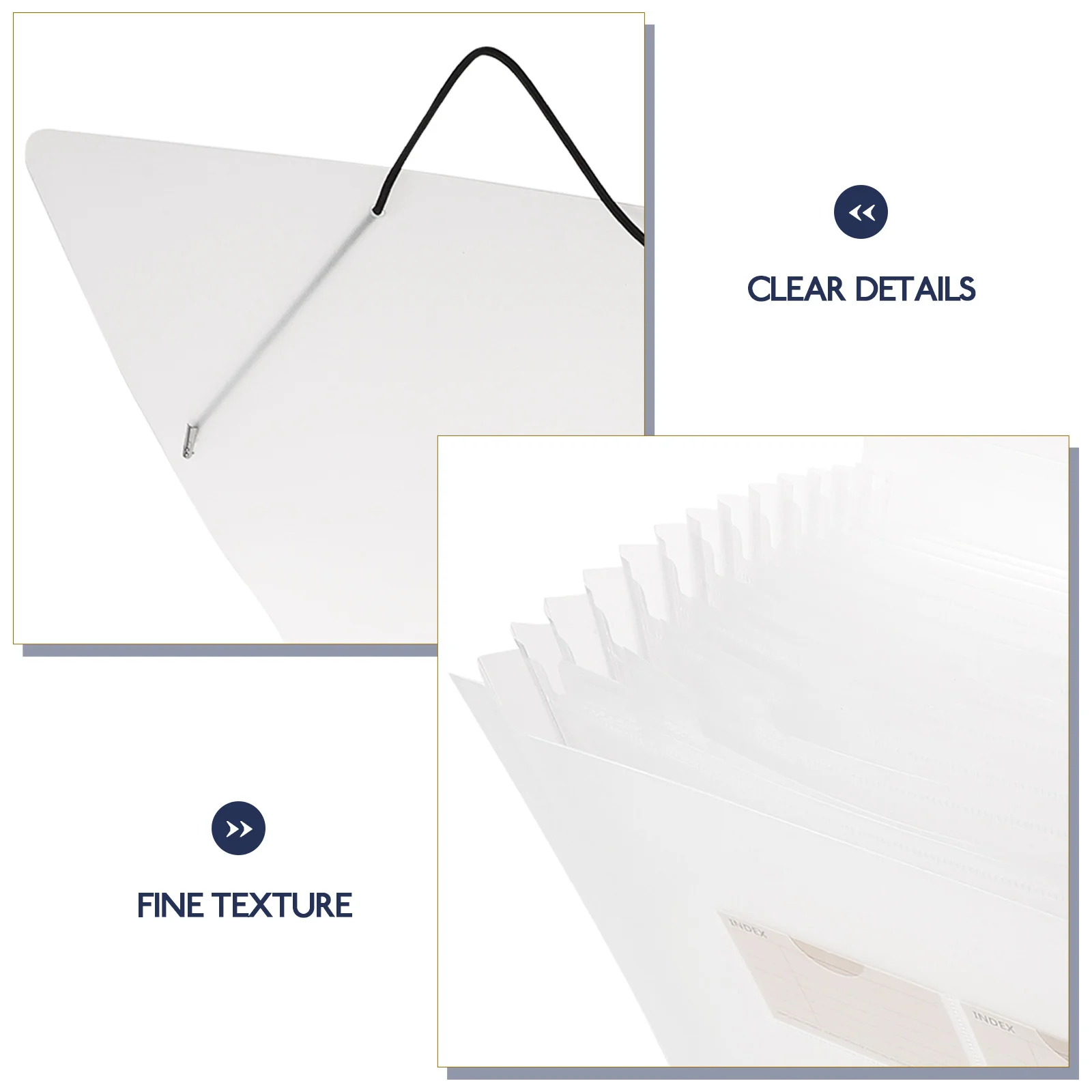 Multi Tier Folder Accordion Receipt Pouch Plastic Bills Holder For Documents Coupons Cards File Organizer Office School