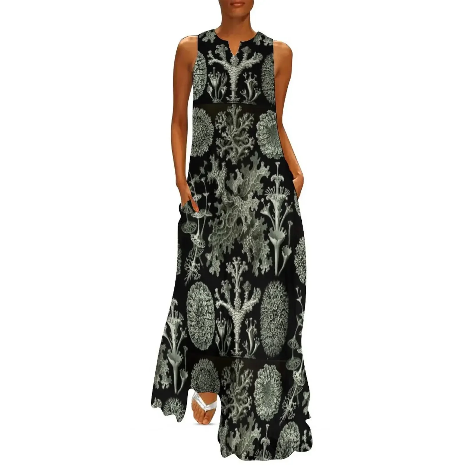 

Natural History Lichen Long Dress loose summer dress sexy dress evening dresses luxury 2025 summer women 2025