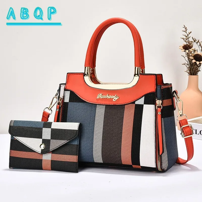 Women's Handbag Luxury Brand 2-piece Set Women's Shoulder Messenger Bag Personalized Fashion Casual Women's Bag Large Capacity