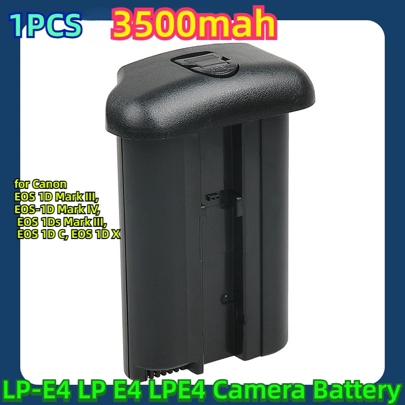 3200mAh LP-E4 LP E4 LPE4 Camera Battery for Canon EOS 1D Mark III,1D Mark IV, Mark III,1D C,1D X