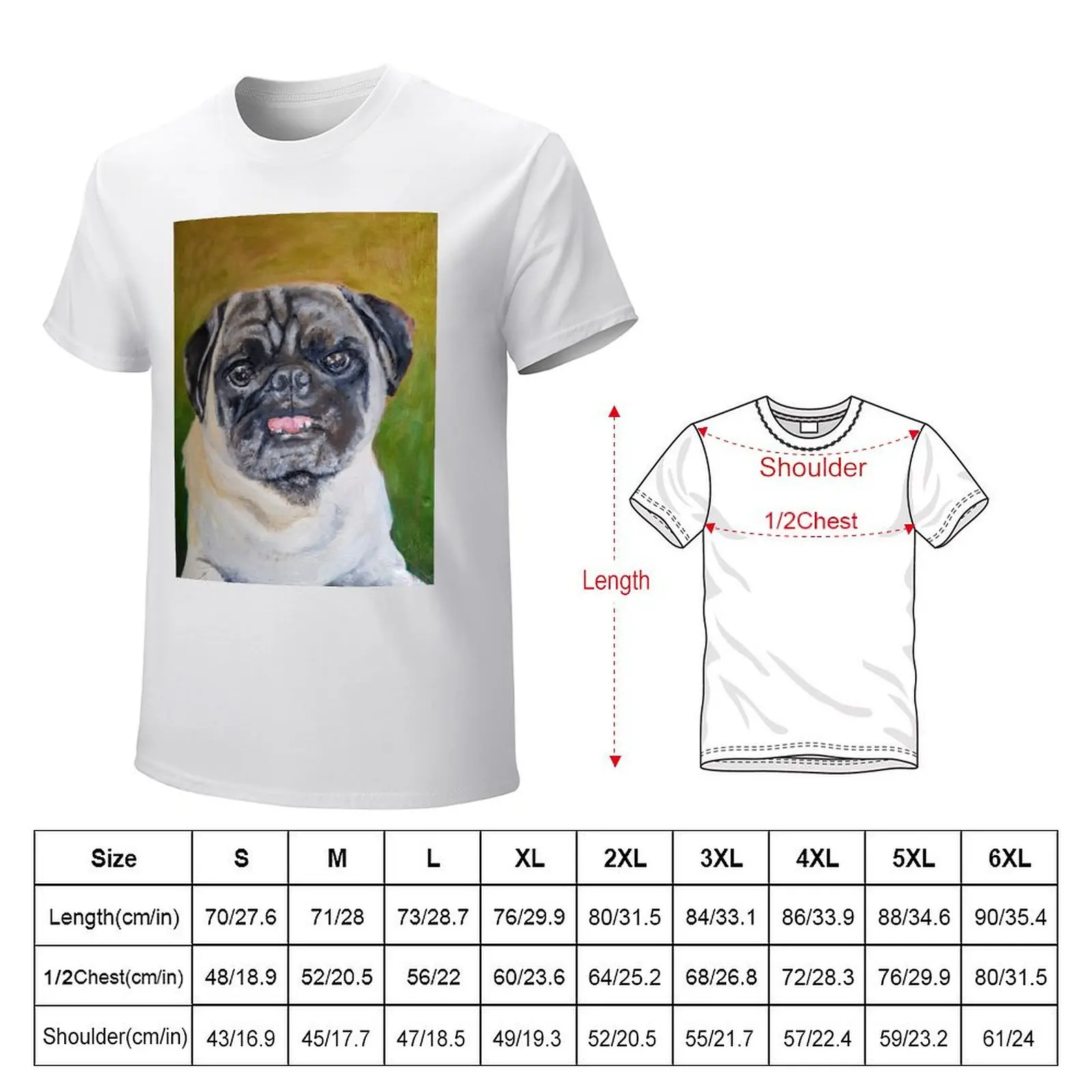 Rocco, Brave Pug! T-Shirt Blouse kawaii clothes for a boy tshirts for men