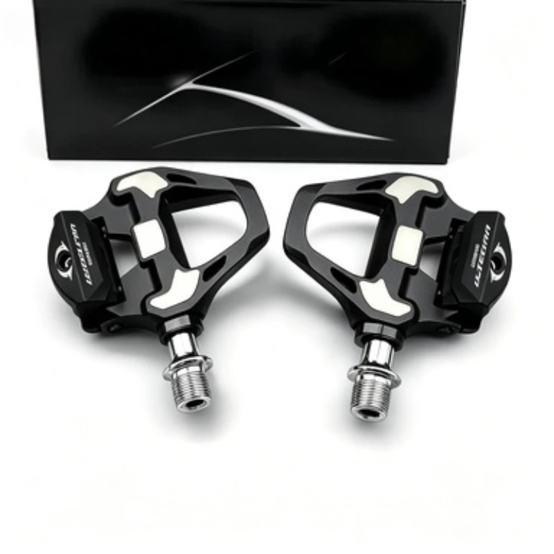 Shimano Ultegra PD-R8000 SPD-SL Clipless Road Pedals with SM-SH11 Cleats Carbon Wide Platform Adjustable Tension for Road Racing