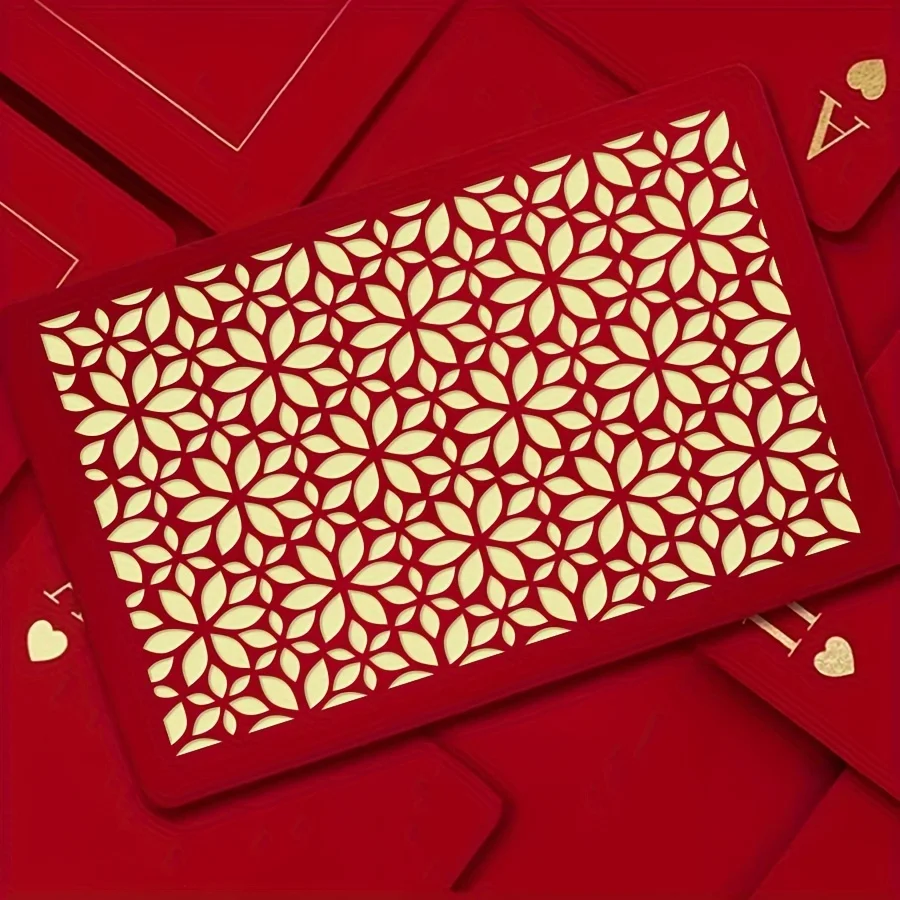 꽃무늬 기하학적 PET 스텐실 - 벽, 가구 및 직물용 재사용 가능한 꽃 패턴