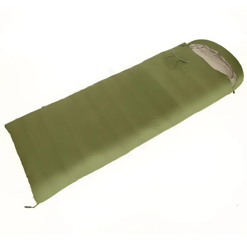 

Down sleeping bag, outdoor travel cold and warm thickened adult sleeping bag, envelope type convenient lunch break