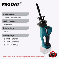 Cordless Electric Reciprocating Saw Wood Metal Cutting Saw Portable Saw Power Tool For Makita 18v 20V 21 Battery Pin