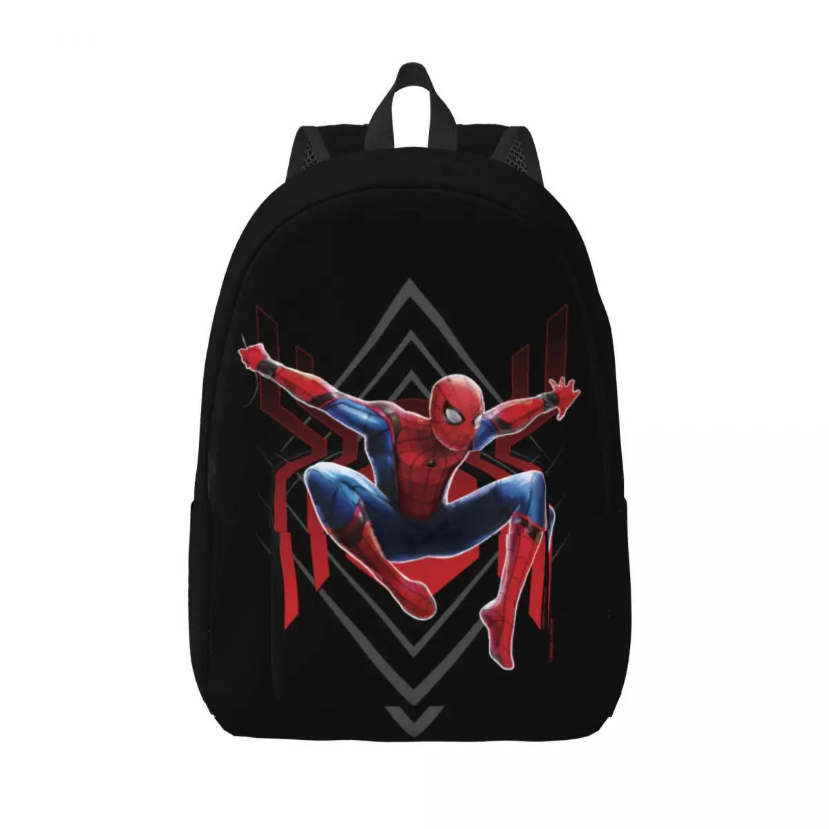 Custom Spiderman Spider Jump Canvas Backpack Women Men Casual Bookbag for College School Bags