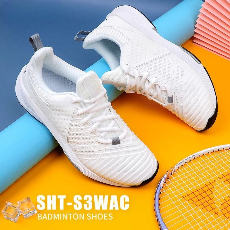 Chaussures de badminton professionnelles unisexes pour hommes et femmes, chaussures de tennis de table, baskets de créateurs pour couples, marque de luxe