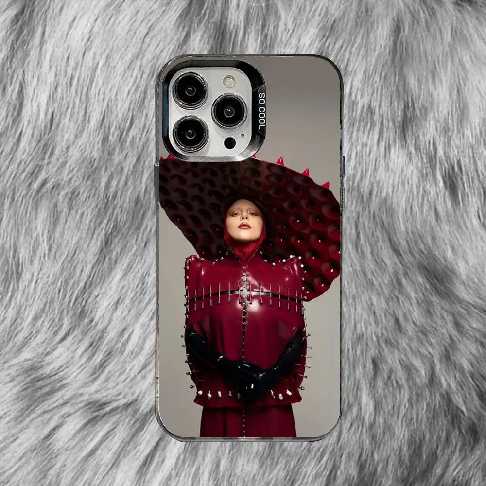 Lady gaga mayhem killah capa de telefone para iphone 16,15,14,13,12,11,8,7, pro, max, plus, mini,xs, se anti queda preto fosco duro