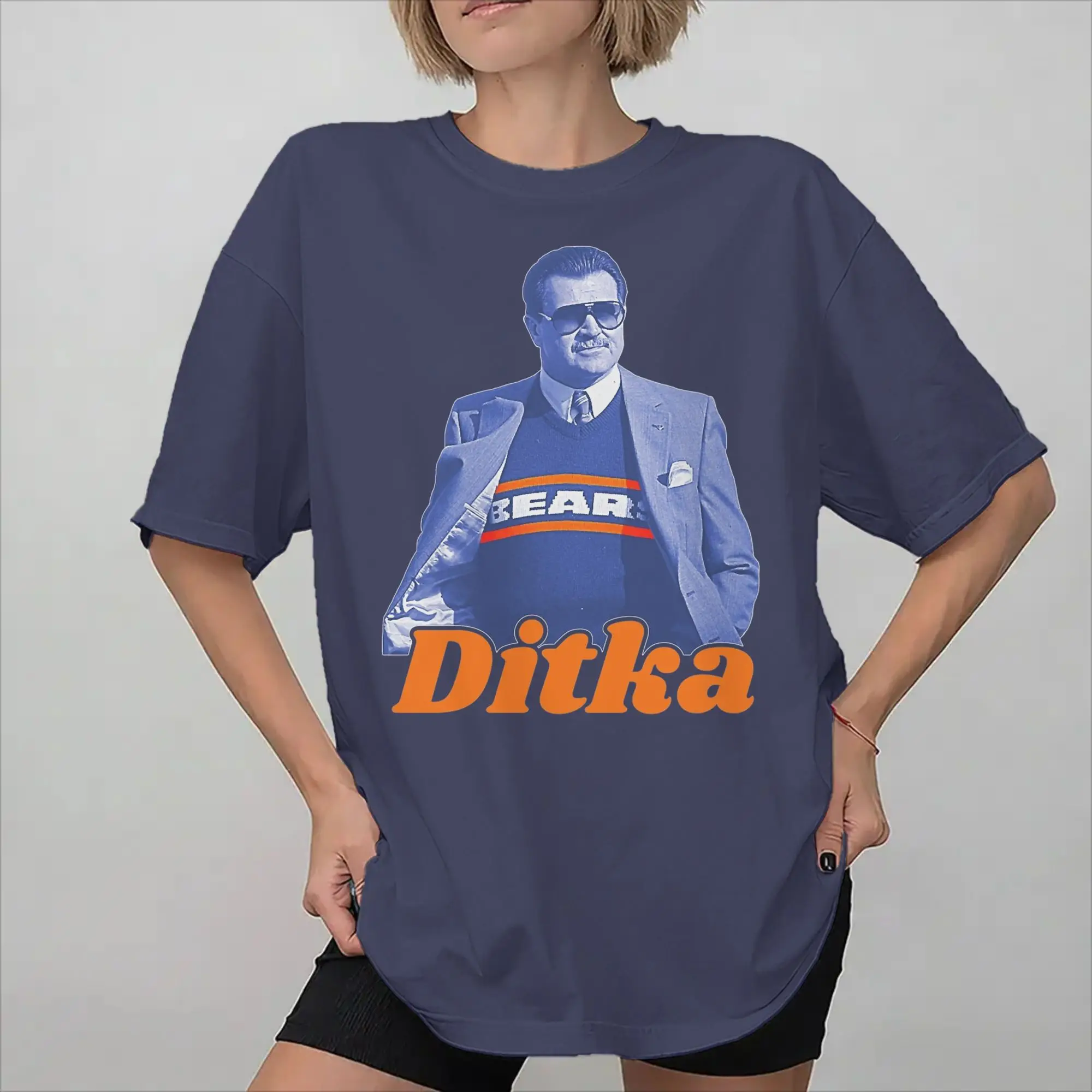 RIP Mike Ditka  Fashion T Shirt Men Women  100% Cotton  Tee Shirt Clothing
