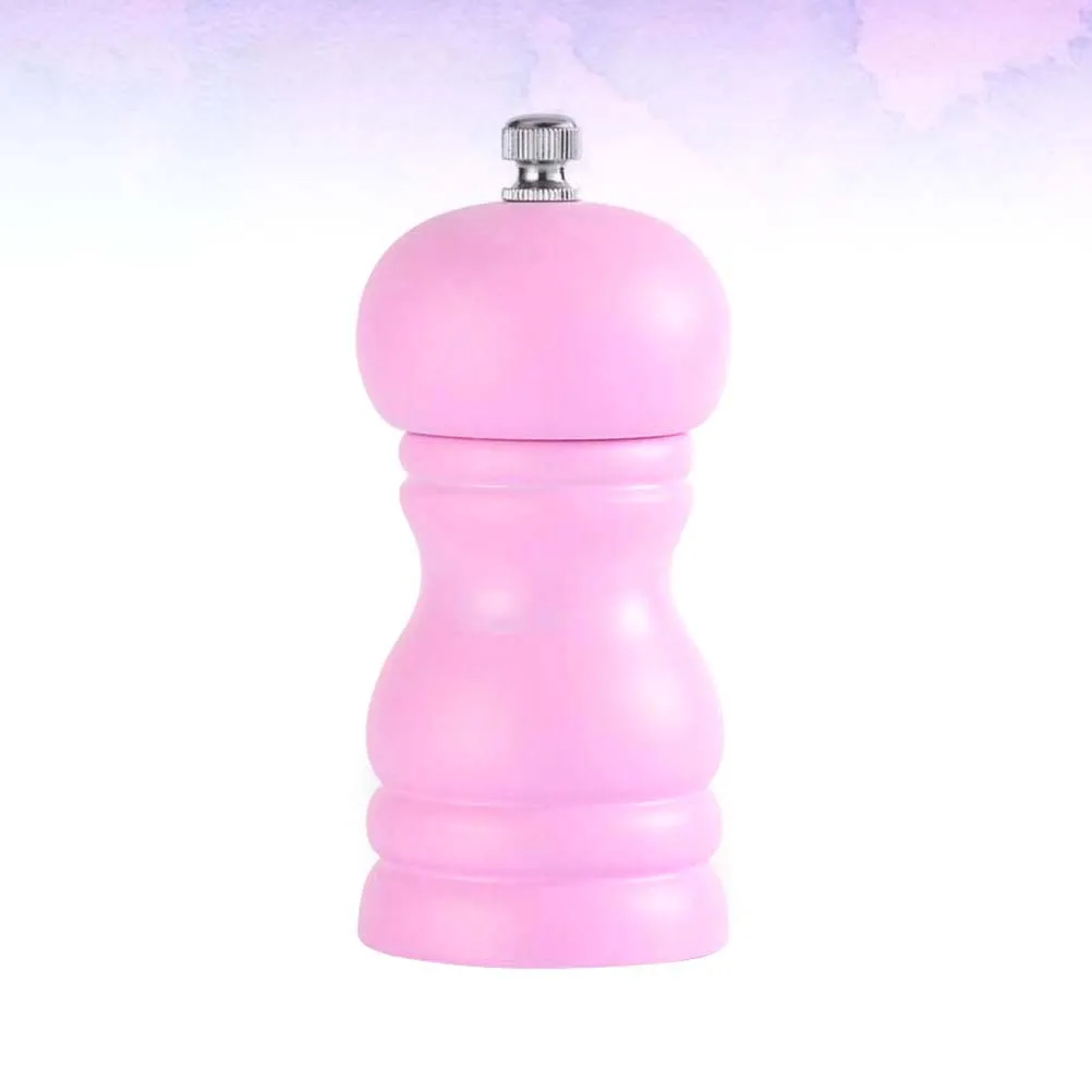 

Wooden Pepper Grinder Manual Black Fine Workmanship High Hardness Core Long Lasting Wear-Resistant Kitchen for Home