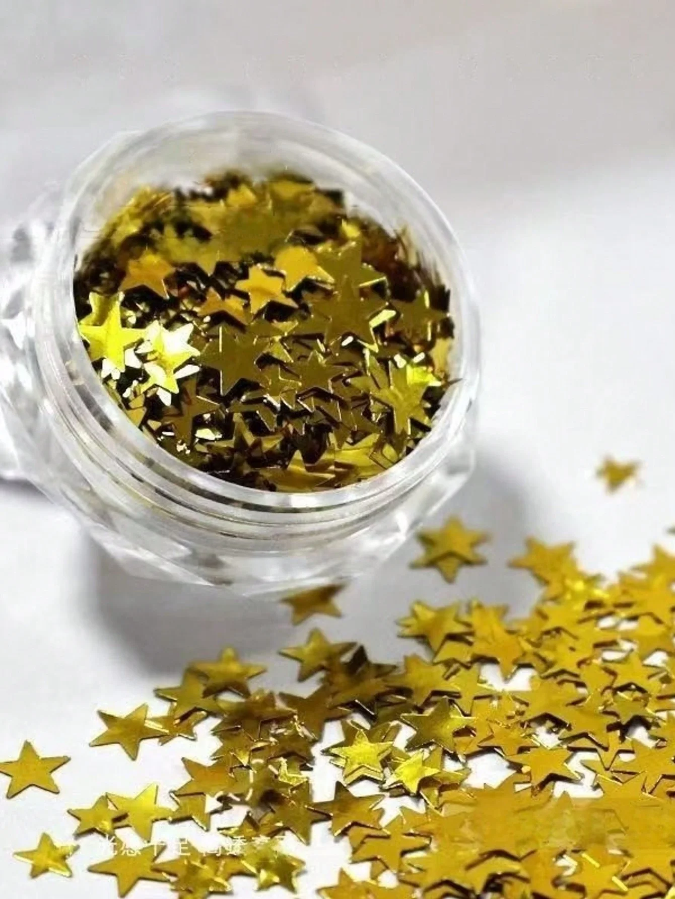 6 uds pegatinas de uñas de estrella, decoraciones de uñas de estrella dorada blanca y plateada, abalorio de uñas DIY para decoración de uñas