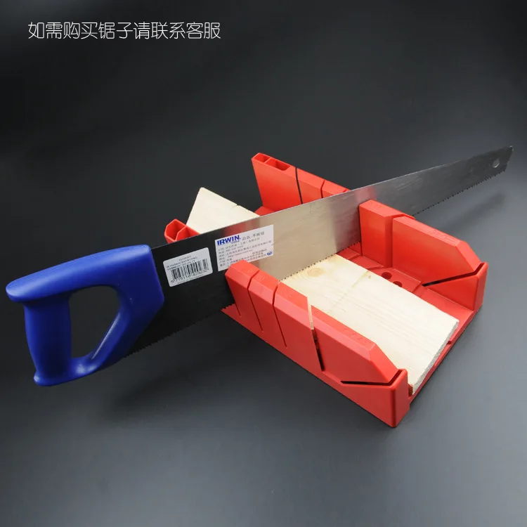 Multi-Angle Woodworking Miter Saw Guide, 45°&90° Back Saw, Miter Box for Skirting Board & Gypsum Line