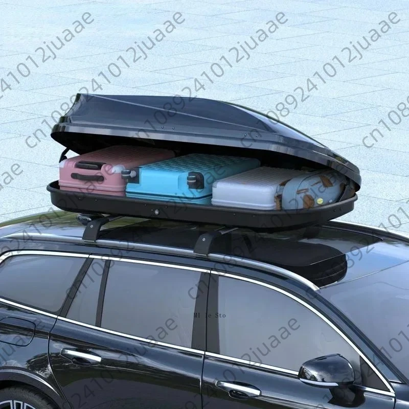 500L Ultra Thin Roof Box 139*88*40CM Large Capacity Universal Roof Luggage Carrier for Car SUV Travel Storage Box