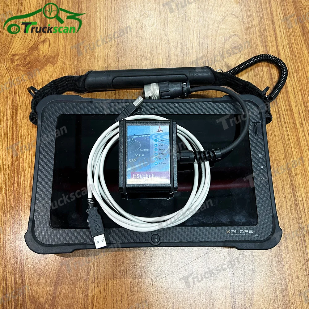 2024 HS light II Serdia Deutz Diagnostic programming Kit hs Light ii Full Emr2/3/4 SerDia 2000 HS LIGHT II+Xplore tablet