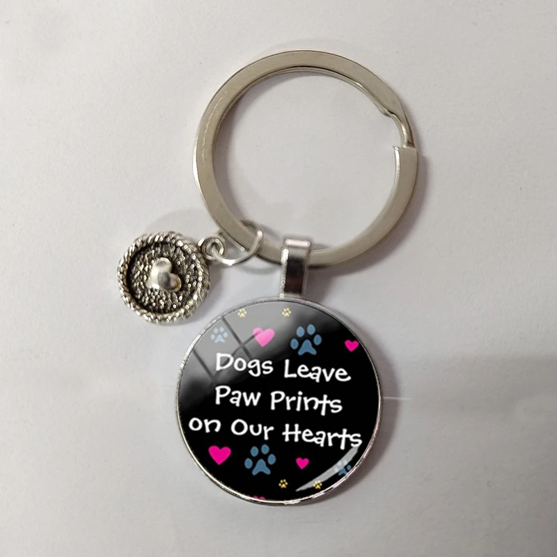 Fashion Cute Animal Print Keychain Cat Dog Contact Lens Baby Mini Keychain Love