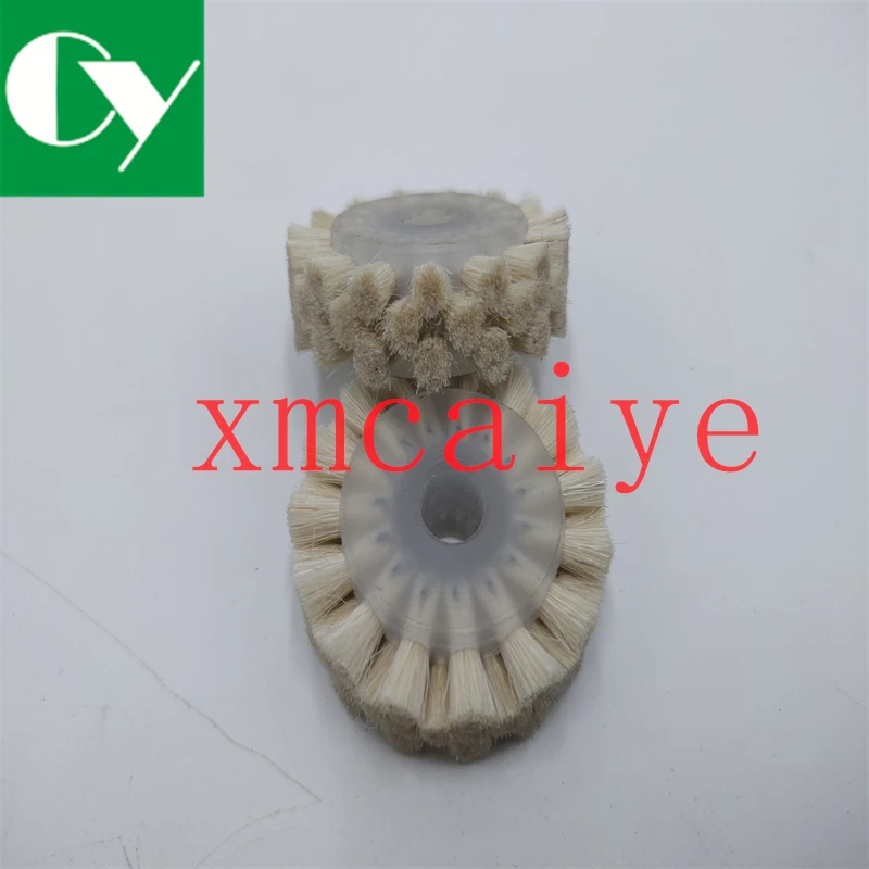 Free shipping 2 Pcs White Soft Brush KBA Rapida 75 Offset Machine Brush Wheel 7*35*12mm