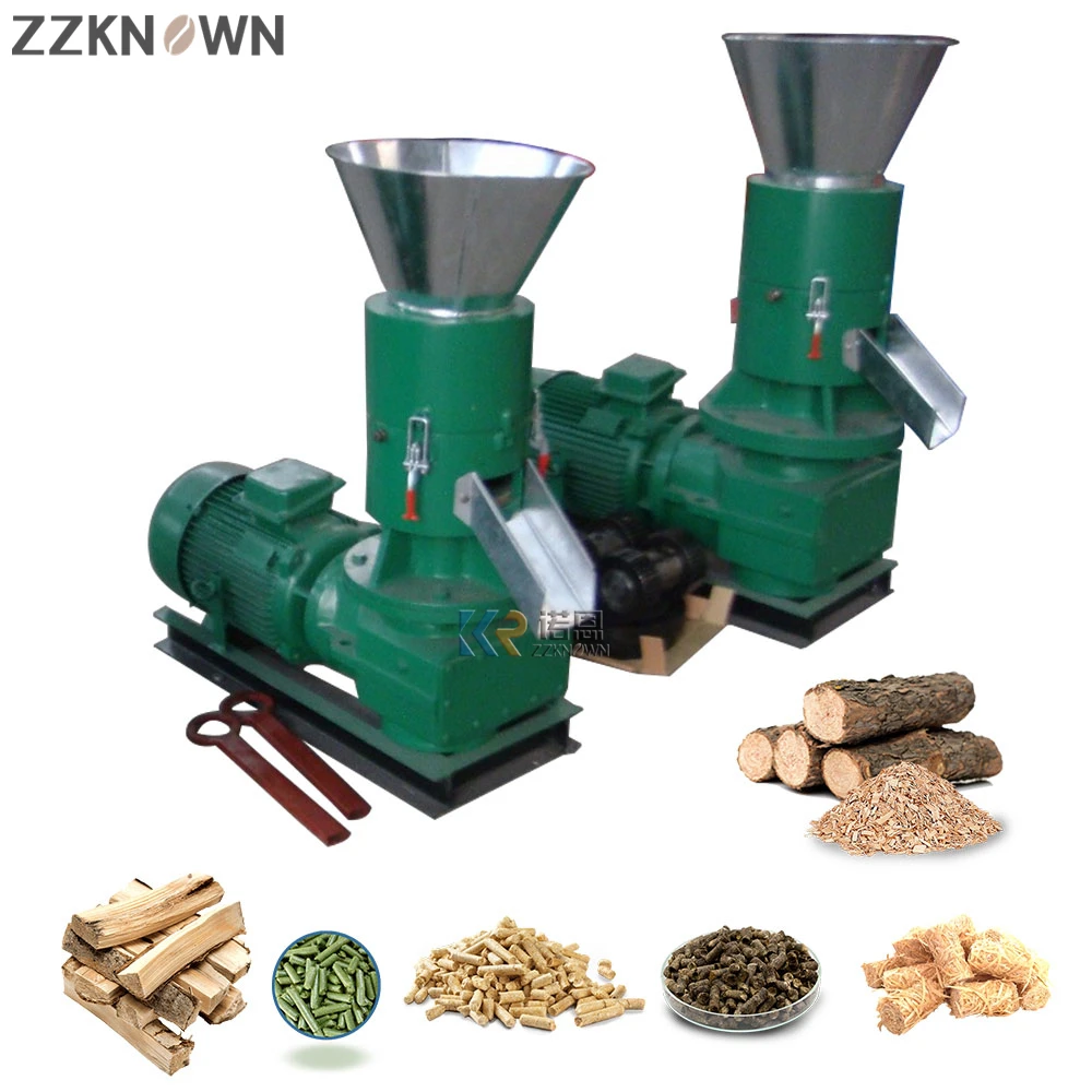 300-500kg/h Animal Poultry Feed Pellets Pelletizer Pakistan  Biomass Fuel Wood Pellet Making Machine