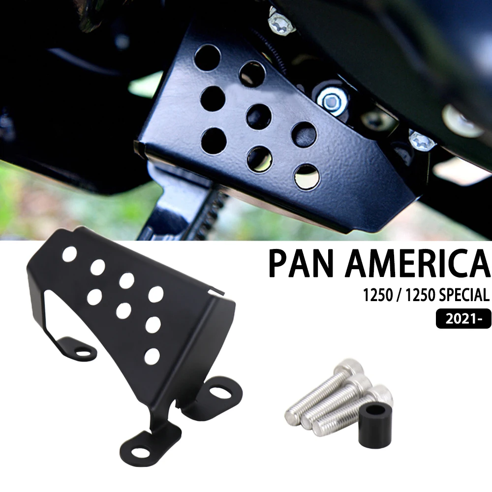 

New 2021 2022 Motorcycle Parts Side stand Ignition Switch Protection Cover For Pan America 1250 S Special PA1250 PA1250S