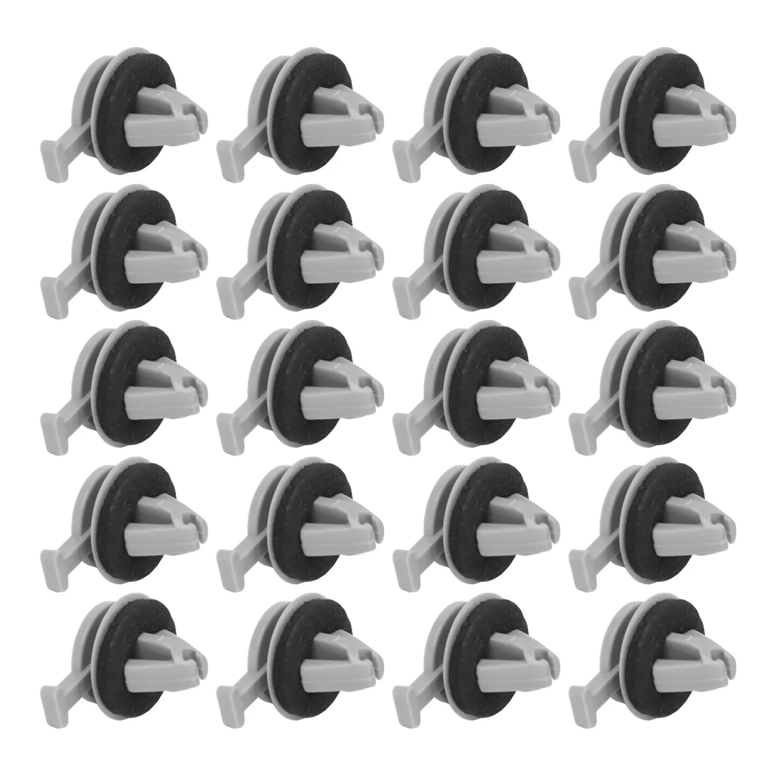 For For For For LAND Rover A-Pillar Mounting Clips 20PCS White Black ABS For For For For LR4 2010-2016 Sport 2006-2013