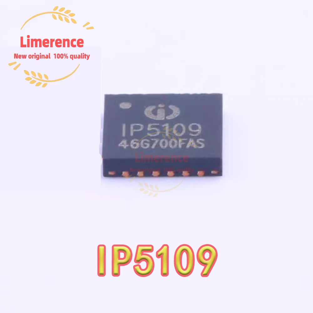 5PCS  IP5109 IP5189 IP5189T IP5207 IP5207T IP5209 IP5209T IP6518 IP6518C QFN  IC NEW