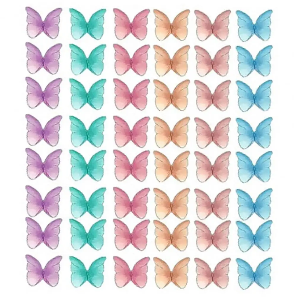 Mariposas Comestibles De Oblea Morada – Decoración Precortada Para Cupcakes Y Pasteles