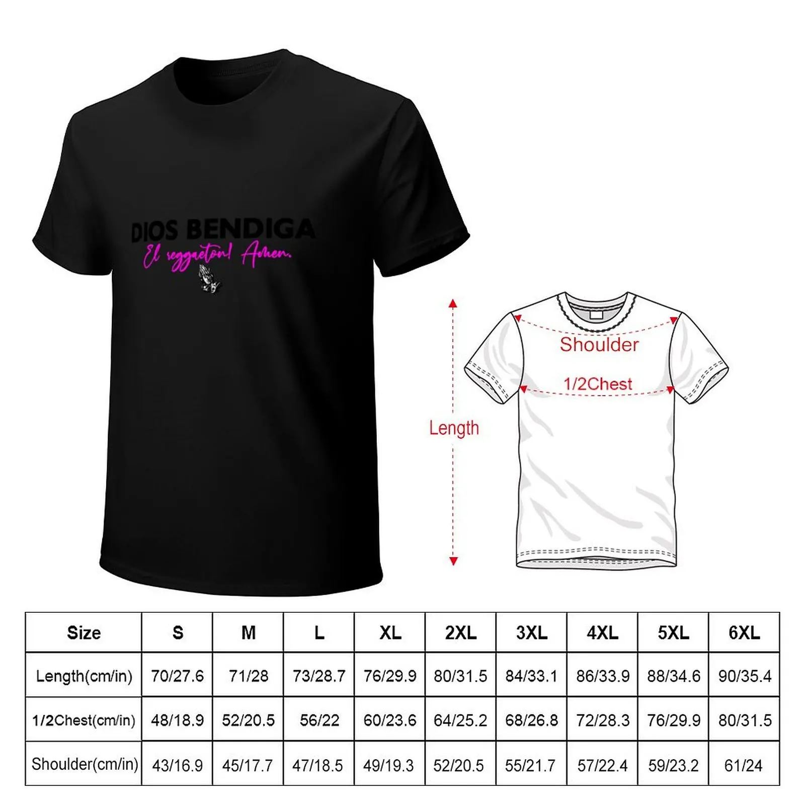 Reggaeton T-Shirt t shirts for man graphic funny T-Shirt