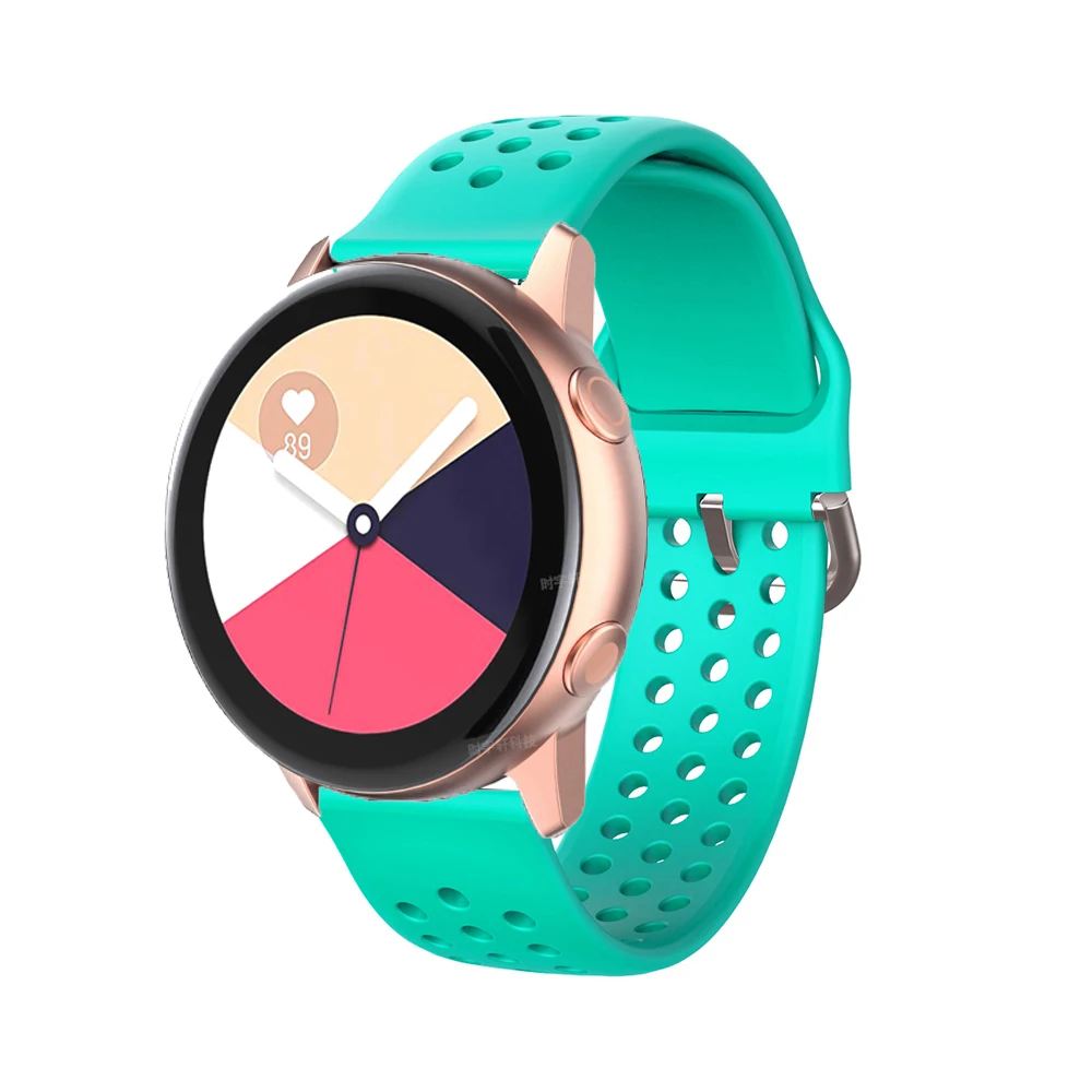 ซิลิโคน20มม.สำหรับนาฬิกา Ticwatch E3 GTH 2 E สมาร์ทนาฬิกาสายรัดข้อมือสำหรับ Haylou RS4 /RS4 plus LS02นาฬิกาสร้อยข้อมือ
