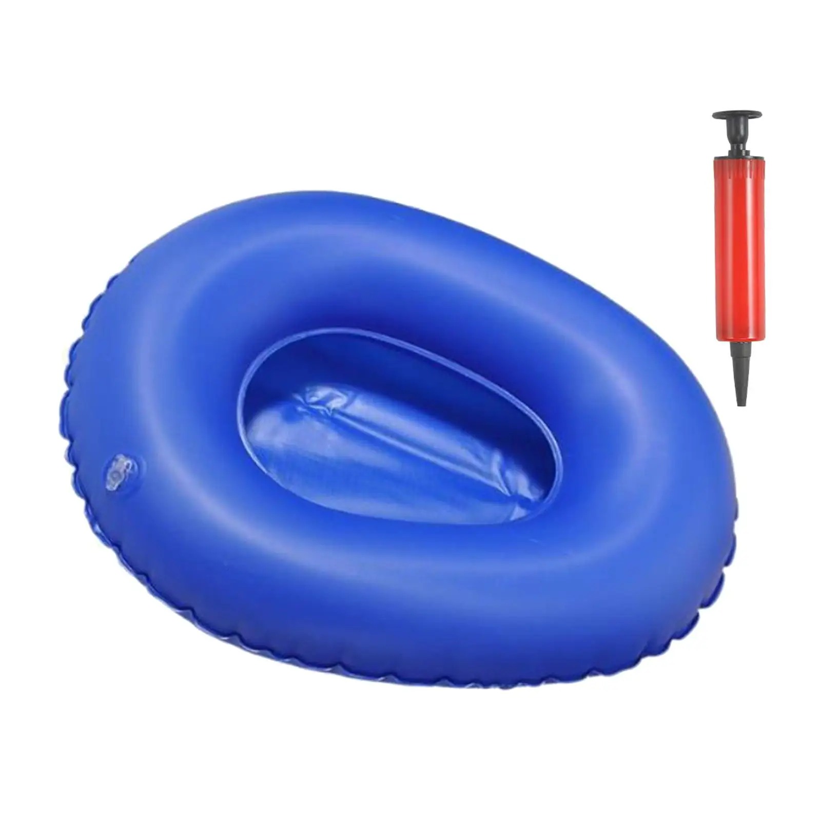 Air Inflation Bedpans Portable Anti Comfortable Bigger Bed Pan Cushions Urinals for Bedridden Elderly Home Nursing Patients