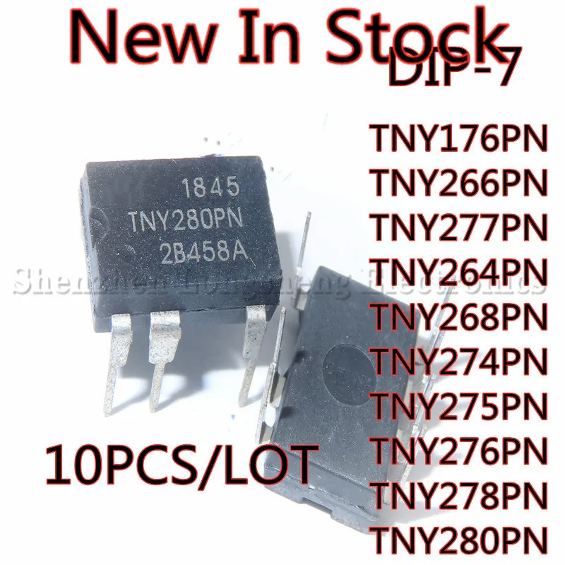 10PCS/LOT NEW  TNY176PN TNY266PN  TNY277PN  TNY264PN TNY268PN TNY274PN TNY275PN TNY276PN TNY278PN TNY280PN DIP-7  In Stock