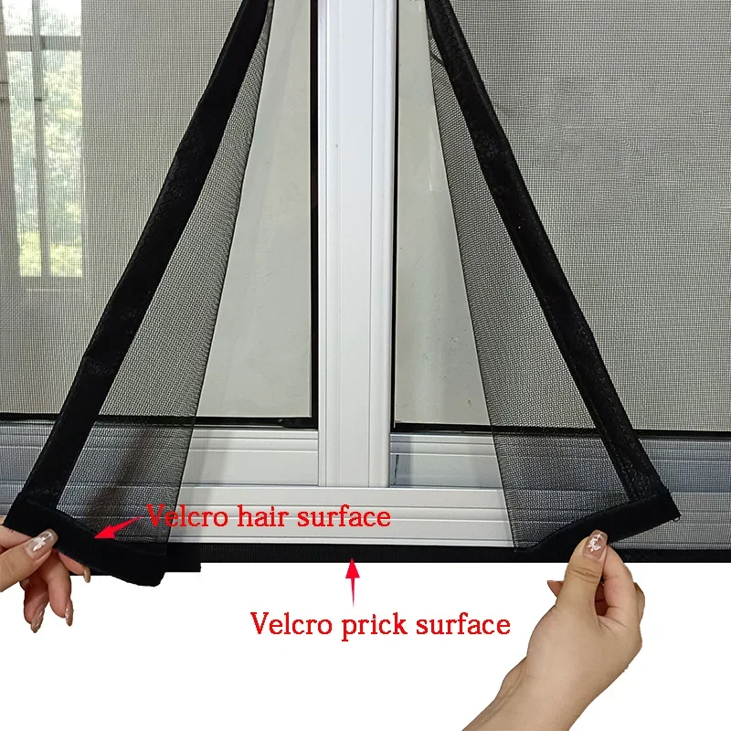 Self adhesive invisible household magnet magnetic screen window mosquito screen mesh sand window mosquito net window curtain