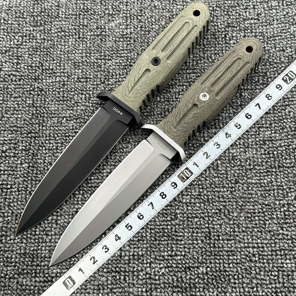 

Exquisite double-edged knife, Mikta handle tactical knife, multifunctional special combat survival knife