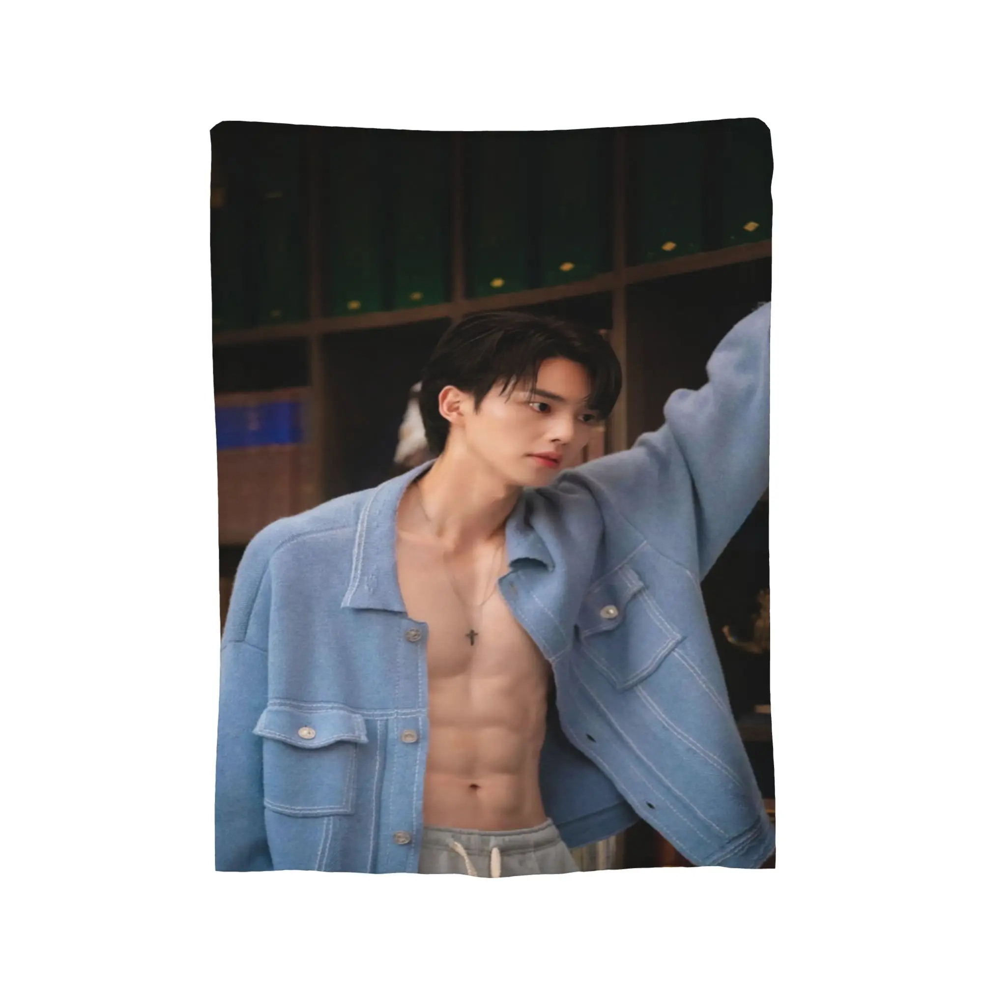 بطانيات سونغ كانغ ماي شيطان الممثل، بطانيات صوف مريحة فائقة النعومة لمفارش غرفة النوم