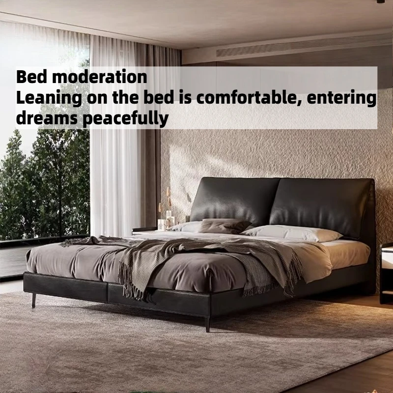 

180x200cm Headboard Double Bed Frames King Size Queen Modern Twin Bedroom Bed 2 People Hotel Home Decor Luxury Furniture