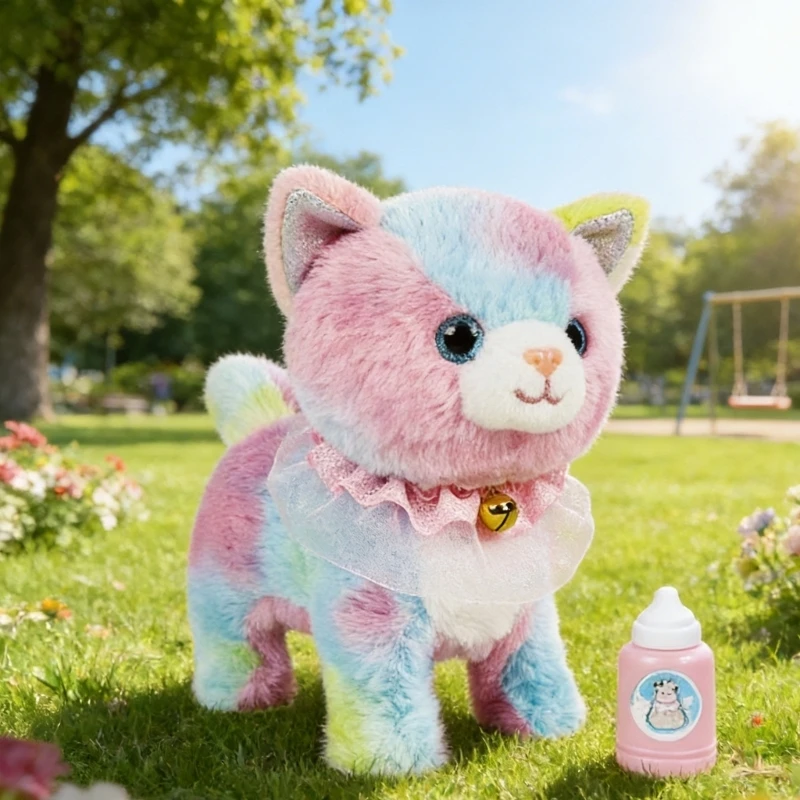  Interactive Electric Plush Animal Toy With Sound And Walking Action For Kids Entertainment