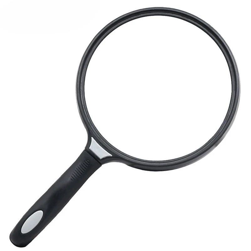 

Large Lens 130 mm Handheld Magnifier 2.5X Magnifier Reading Map Newspaper Handle Magnifying Glass Jewelry Loupe Low Vision Aids