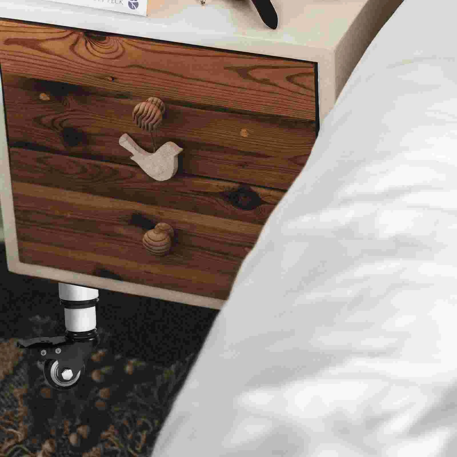 Pata de mesita de noche, patas de mesa de centro, muebles ajustables, ruedas de mesita de noche, altura de escritorio