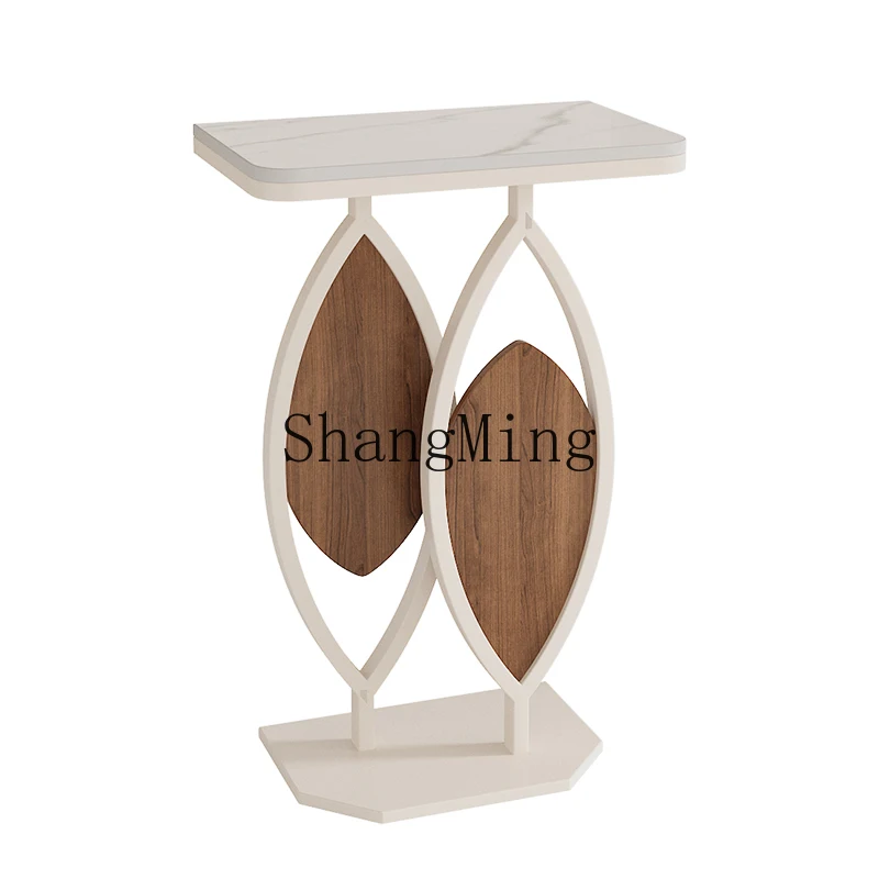 

HJ light luxury rock slab creative flower stand flower table simple art living room wall storage balcony floor flower pot stand