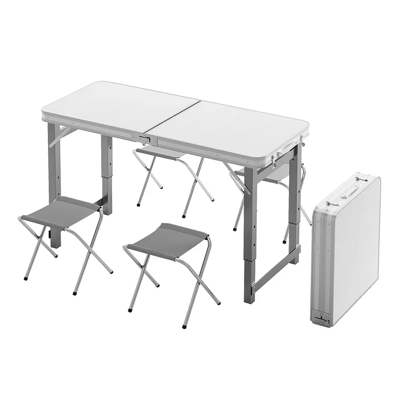 Coffee Side Table Outdoor Picnic Portable Folding Camping Table Aluminum Alloy Lightweight Stall Tailgate