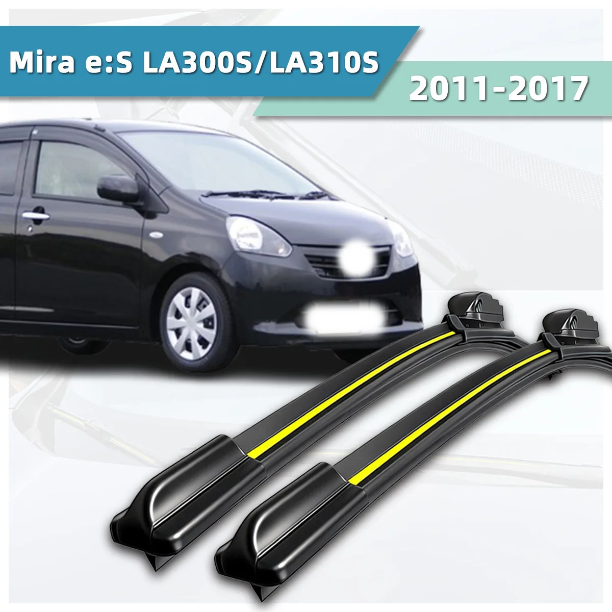 

Suitable For Daihatsu Mira e:S LA300S/LA310S (2011-2017) Car Wipers All-Weather Stable And Durable Car Windshield Wiper Blades